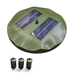 Pump Floating Solar Lily Fountain