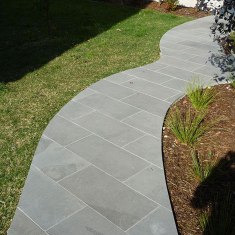  Bluestone Sawn Paver Footpath
