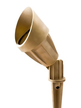Aqualux Garden Spike Light Antique Brass