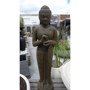 Cast Statue Standing Buddha Cakra
